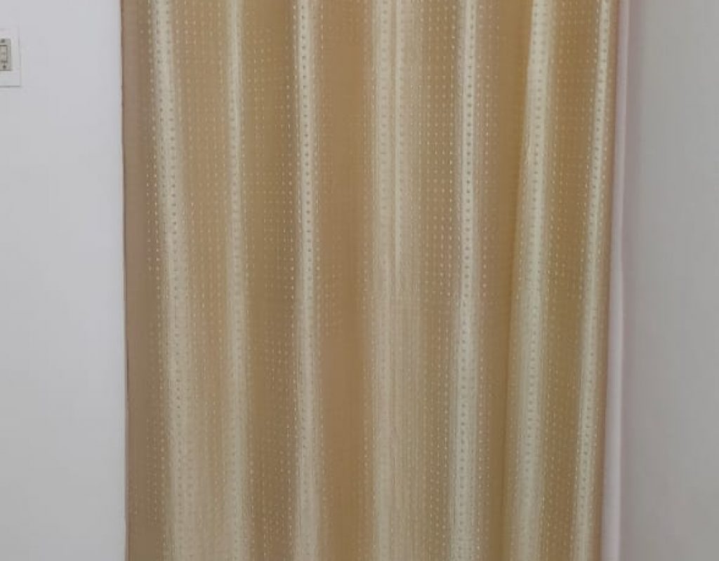 Golden Finish Curtains